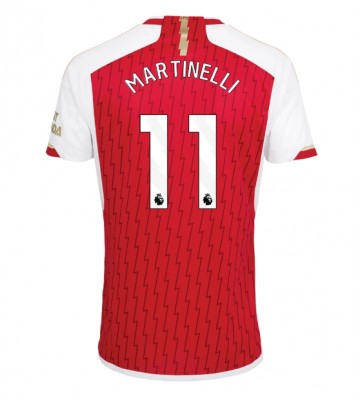 Arsenal Gabriel Martinelli #11 Hjemmebanetrøje 2023-24 Kort ærmer